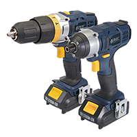 18V Combi Drill & Impact Driver Twin Pack